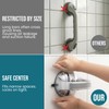 Shower Grab Bars,Suction Handles,Upgraded,Travel,RV,2 Pack,Silver