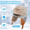 NAROSEBE Winter Trappermütze Fliegermützen Wintermütze mit Ohrenklappen Pelzmütze Damen Herren