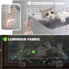 POMESEA 【POMESEA Cat Window Perch】Sunbathing Hammock with Hook Design,Glow in