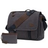 Nerlion Messenger Bag for Men 17-17.3 Inch Laptop Bag Canvas