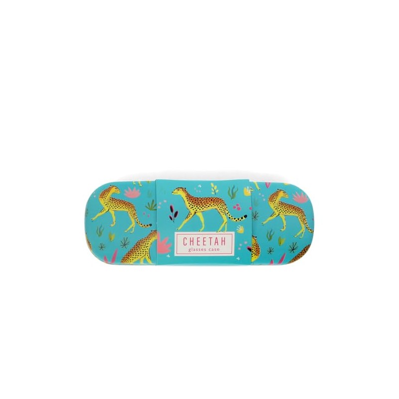 Rex London Cheetah Glasses Case & Cleaning Cloth