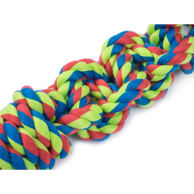 Petface Toyz Rope Ball Tugger Dog Toy