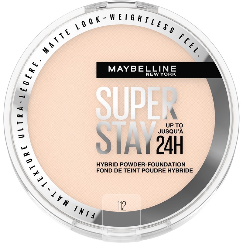 Maybelline Supertay Active Wear base de maquillaje en polvo 112