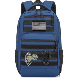 Tactical Backpack Army Molle Bag Military Backpack for Outdoor, Camping, Blue