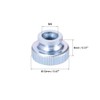 sourcing map Knurled Thumb Nuts, 10Pcs M4x0.7mm Iron Round Knobs