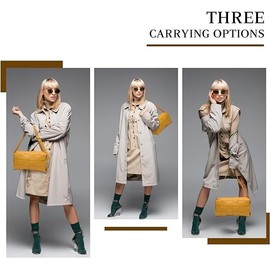 pnkmonkey Woven Hobo Bag Handmade Womens Shoulder Handbag Leather Yellow