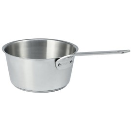 Cristel 1826 Collection 2 Qt. Saucepan, Made in France, 18/10 Stainless Steel, 3-Ply Construction, Double Riveted Fixed Handle, Oven and Dishwasher Safe