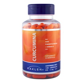 Curcuma  Curcumina  Omega 3  140 Softgels  Maklen Sin Sabor                                                                                           