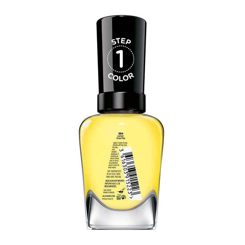 Sally Hansen Miracle Gel Neons Collection Lemon Drop Pop, 0.5