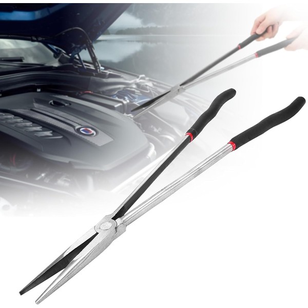 Straight Long Needle Nose Pliers, 11inch Long Reach Nose Pliers