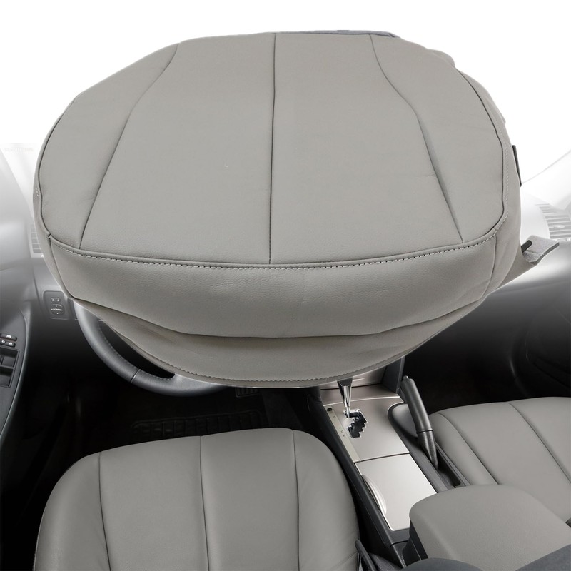 NLQR Front Driver Side Bottom Replacement Microfiber Leather Seat Covers