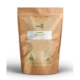 Nature’s Root Organic Giloy Powder 125g - Immunity Booster | Guduchi Powder | Promotes Vitality | Natural Detox Supplement | Certified Organic