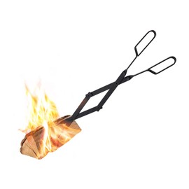 Bettermade 26" Fireplace Tongs, Firewood Grabber for Outside, Heavy Duty Iron Log Grabber Tongs, Outdoor Indoor Fire Pit Tools for Campfire Bonfire, Stove Fire Pit Accessories.