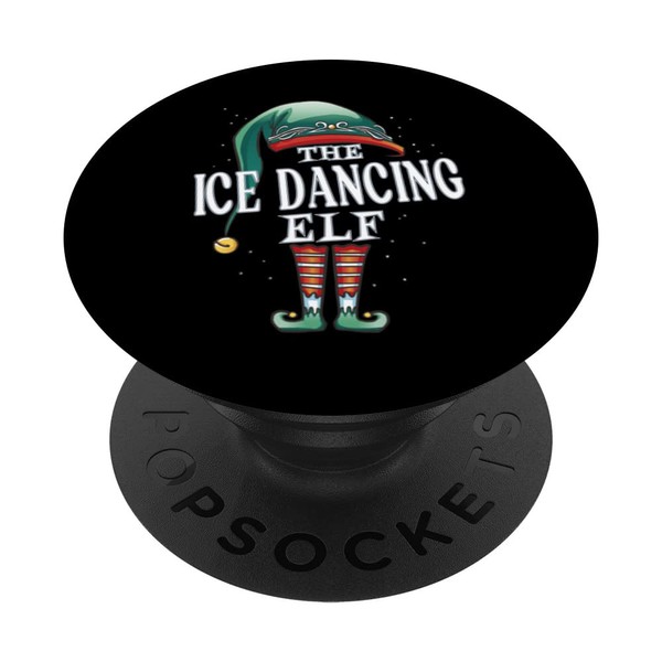 Ice Dancing Elf Wichtel Gnome Elfen Weihnachten PopSockets mit austauschbarem