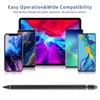 Stylus Pen Black for IOS/Android Universal 2-In-1 Active Capacitive Touch