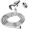 Klabb Adjustable Handheld Shower Head Holder and 79 Inch Hose,Premium