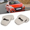 4PCS Door Lock Striker Cover Stainless Steel Strong Protection Replacement