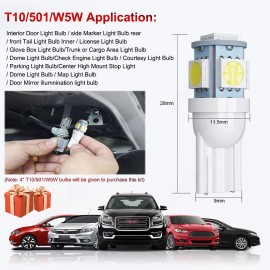 CHUSYYRAY 6X LED Headlight High/Low Fog Light Bulbs For Jeep Grand Cherokee 2011 2012 2013