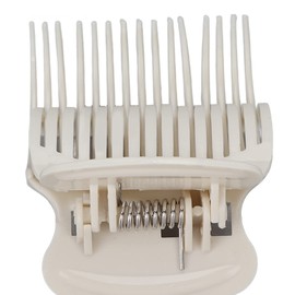 Hair Curler Claw Clip, White 12 Pieces Replacement Hot Roller Strong Hold Portable Clip for Hair Salon, Hot Roller Clips for Hair Curler Claw Clip Replacement Hair Section Styling