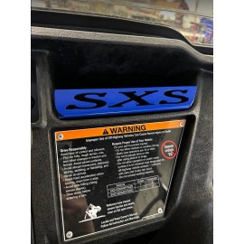 HONDA PBR 2022 Honda Pioneer 1000 1000-5 Cubby dash plate pocket storage  - BLUE