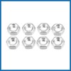 A ABSOPRO 8 Pcs Round Screw on Safety Spoke Reflective