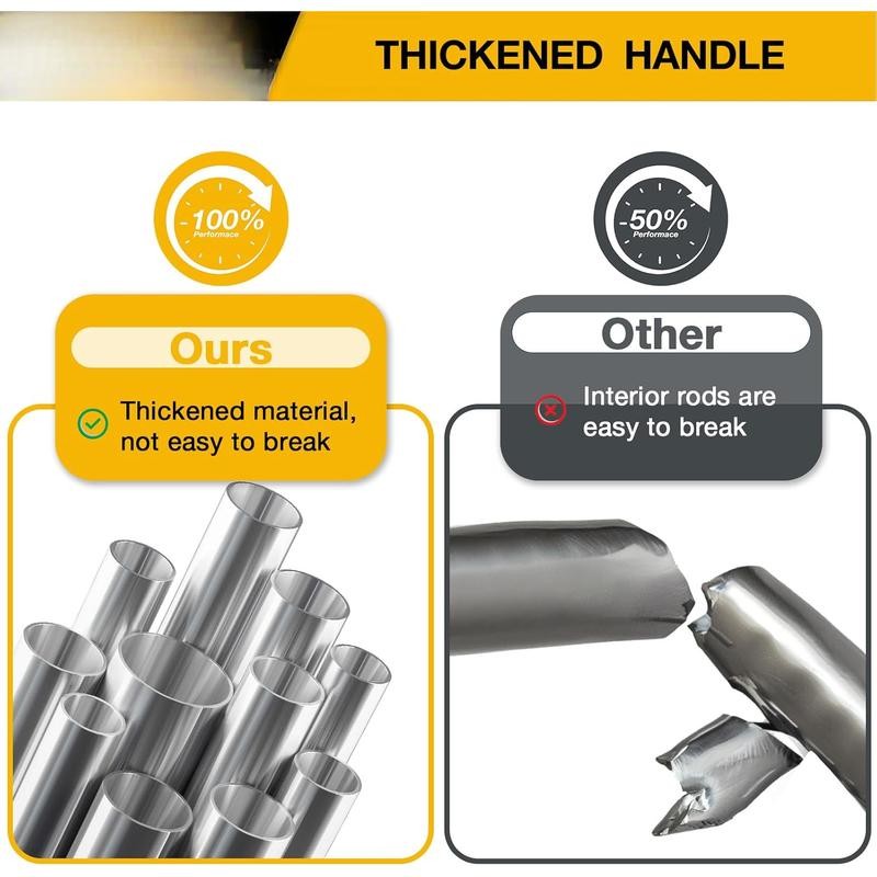 Spin Mop Replacement Handle for , 4-Section 30" to 58"