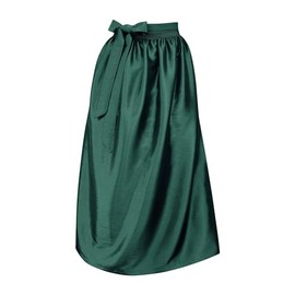 Apron for Dirndl Costume Dress Dirndl Dress Dirndl Apron Taffeta Apron Costume Fashion Plain Taffeta Green Pink Red Pink Blue Black Shiny Apron, fir