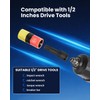 DPTOOL Half Size Lug Nut Socket Set 1/2” Drive Impact