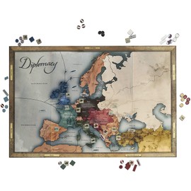 Hasbro Gaming Avalon Hill Diplomacy Cooperative Board Game, European Political Themed Strategy Game, Ages 12 and Up, 2-7 Players