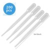 LYSAIMG 200 Pcs 3mLClear Transfer Pipettes,3mLClear Dropper,Liquid Transfer Pipette Dropper