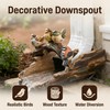 Bird Gutter Downspout Statue Splash Block Outdoor Garden Decoration, 11.4”
