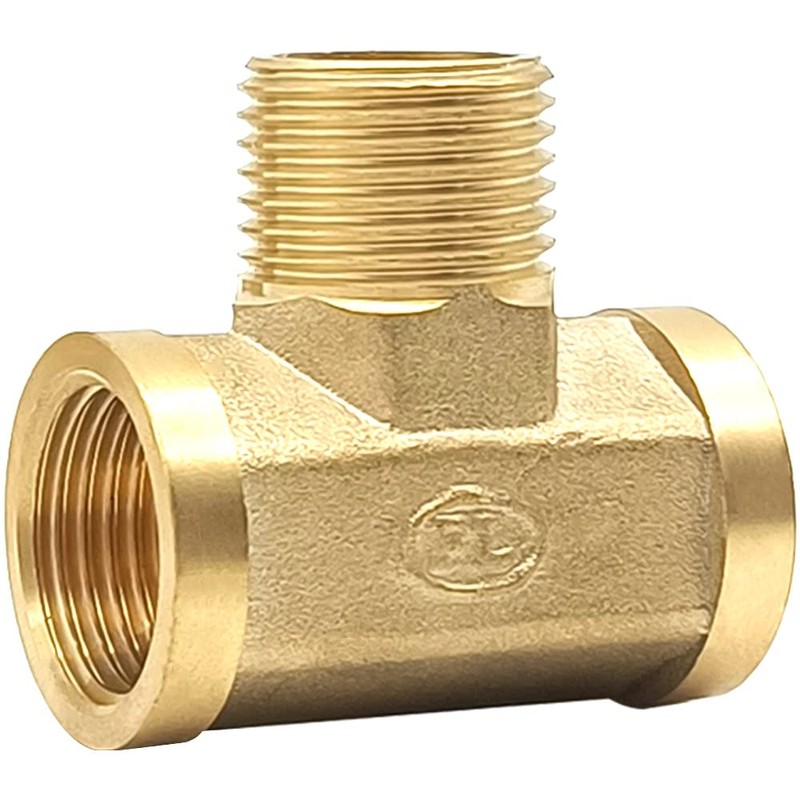GYSRXS Pack of 2 T Stick Water Connection Brass 1/2