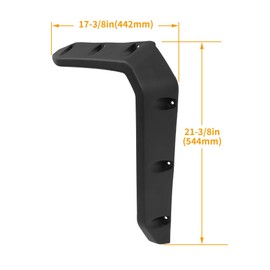 HECASA Fender Flares Compatible with 2014-2021 Honda Pioneer 700 2/4 Replacement for 08P70-HL3-600 Mudguard Accessories Mud Guards