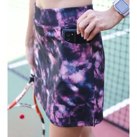 RYANDREW - Falda Ligera para Mujer, para Correr, Tenis, Golf, Entrenamiento, Pickleball, Caminar, Casual, Jeanwax, L