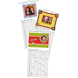 Permanent Family Planner 23 x 49 cm White