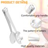 4Pcs Tea Bag Squeezer Stainless Steel Tea Bag Squeezer Teabag