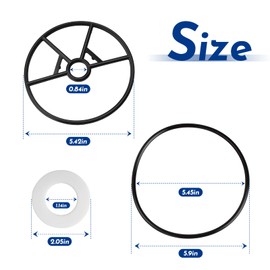 Variflo XL Valve 1 1/2 SP714T O'Ring Gasket Rebuild Kit, for Hayward Multiport Valve Vari-Flo Valve Model SP-714T SPX0714CA,Pool and Spa Replacement Parts