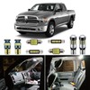 AUTOGINE 12 Piece White Interior LED Lights Kit for Dodge