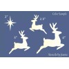 Stencils by Joanie Reindeer STENCIL Nativity Star Country Farmhouse Christmas