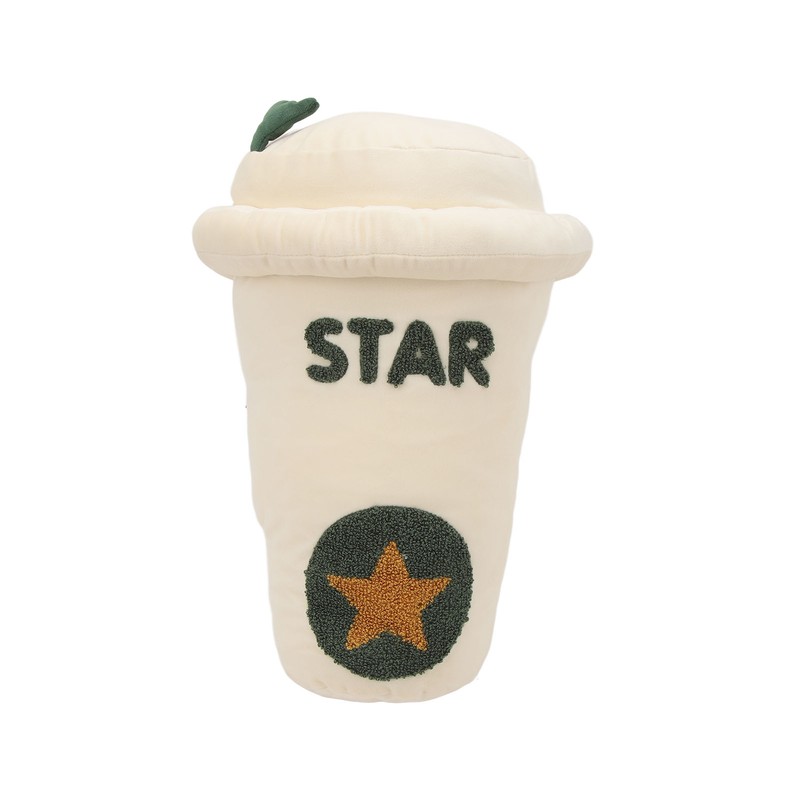 35cm Soft Plush Pillow Toy Cute Coffee Cup Shaped Stuffed