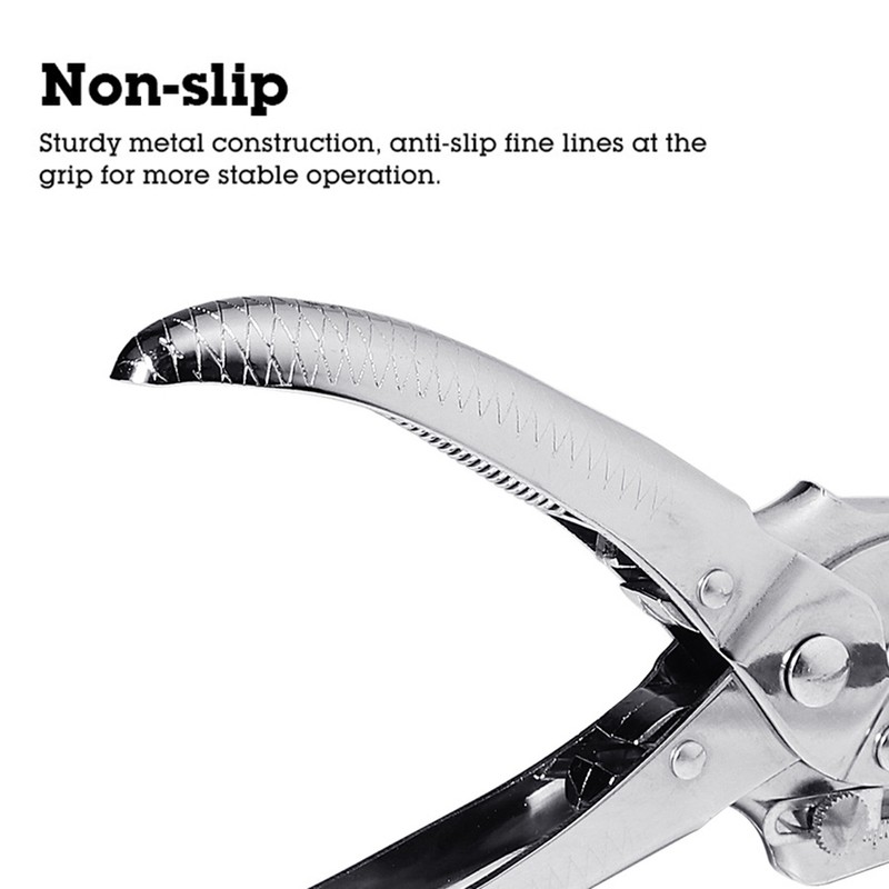 Eyelet Hole Punch Pliers Multi-function Hole Puncher with 100pcs Metal
