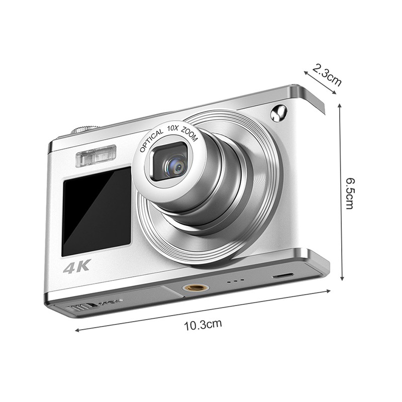 Digital Camera 60MP 4K Video 2.88in IPS Screen 16X Zoom