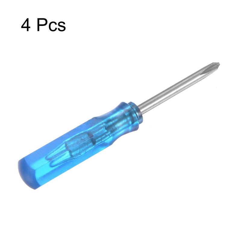 HARFINGTON 4Pcs PH0 Mini Phillips Screwdriver 2mm Magnetic Cross Head
