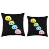 Dango Kawaii Cute Pastel Mochi Throw Pillow