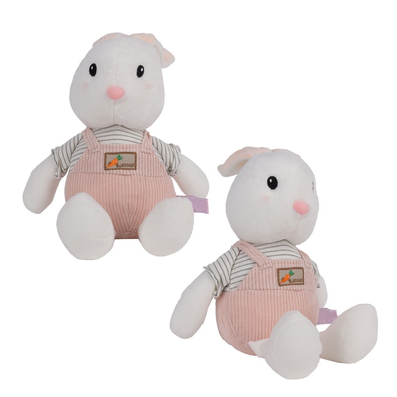 Simulation Cute Animal Rabbit with Long Stand Ears Plush Toy