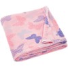 Playshoes Fleece Blanket, Pink Butterflies, 75 x 100 cm