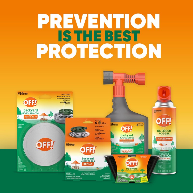 SC Johnson Off 3 Wick Citronella Bucket, 23 oz, Pack