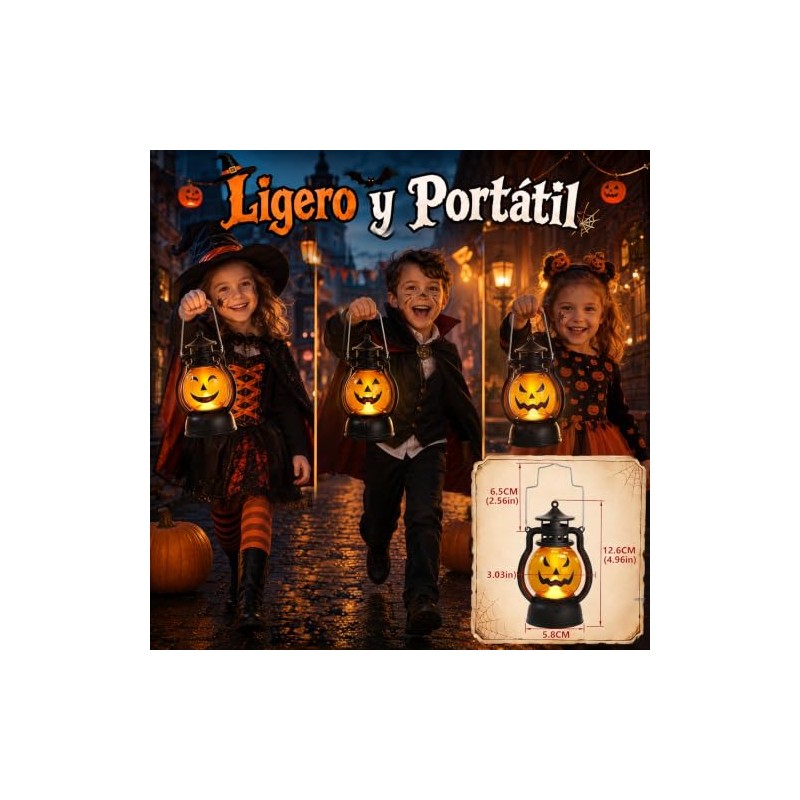 3 Linternas de Calabaza de Halloween, Linternas de Halloween