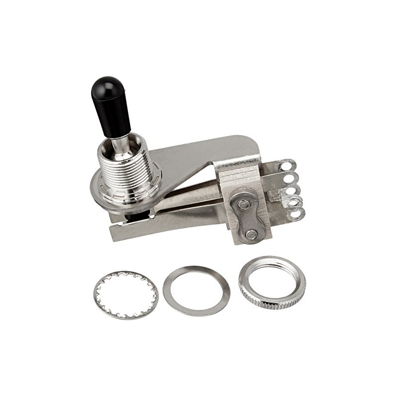 Fender 3-Position Guitar Toggle Switch with Black Tip