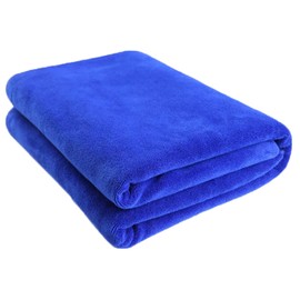Microfiber Towels for Cars Lint Free Car Microfiber Towel Super Soft and Absorbent Towels 1 Pack Blue 24x63inch (60x160cm)